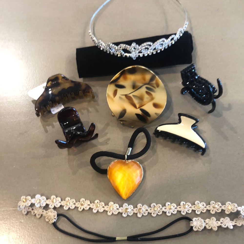 Assorted Hair Accessories clips, head bands